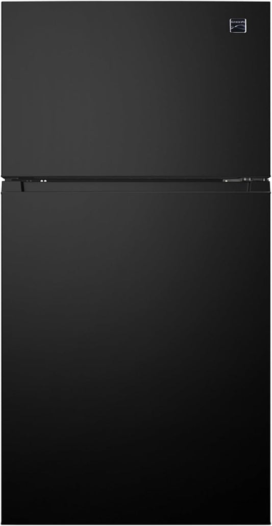 Kenmore 33 in. 20.4 cu. ft Capacity Refrigerator/Freezer with Full-Width Adjustable Glass Shelving, Humidity Control Crispers, Ice Maker, ENERGY STAR Certified, White