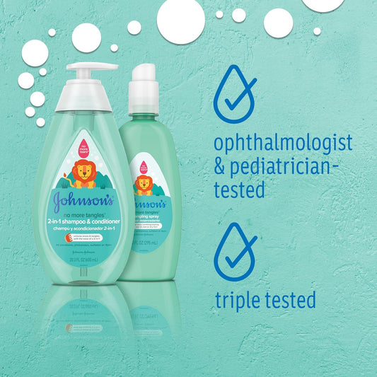 Johnson'S Buddies No More Tangles Hair Detangler For Kids, 10 Fl. Oz.