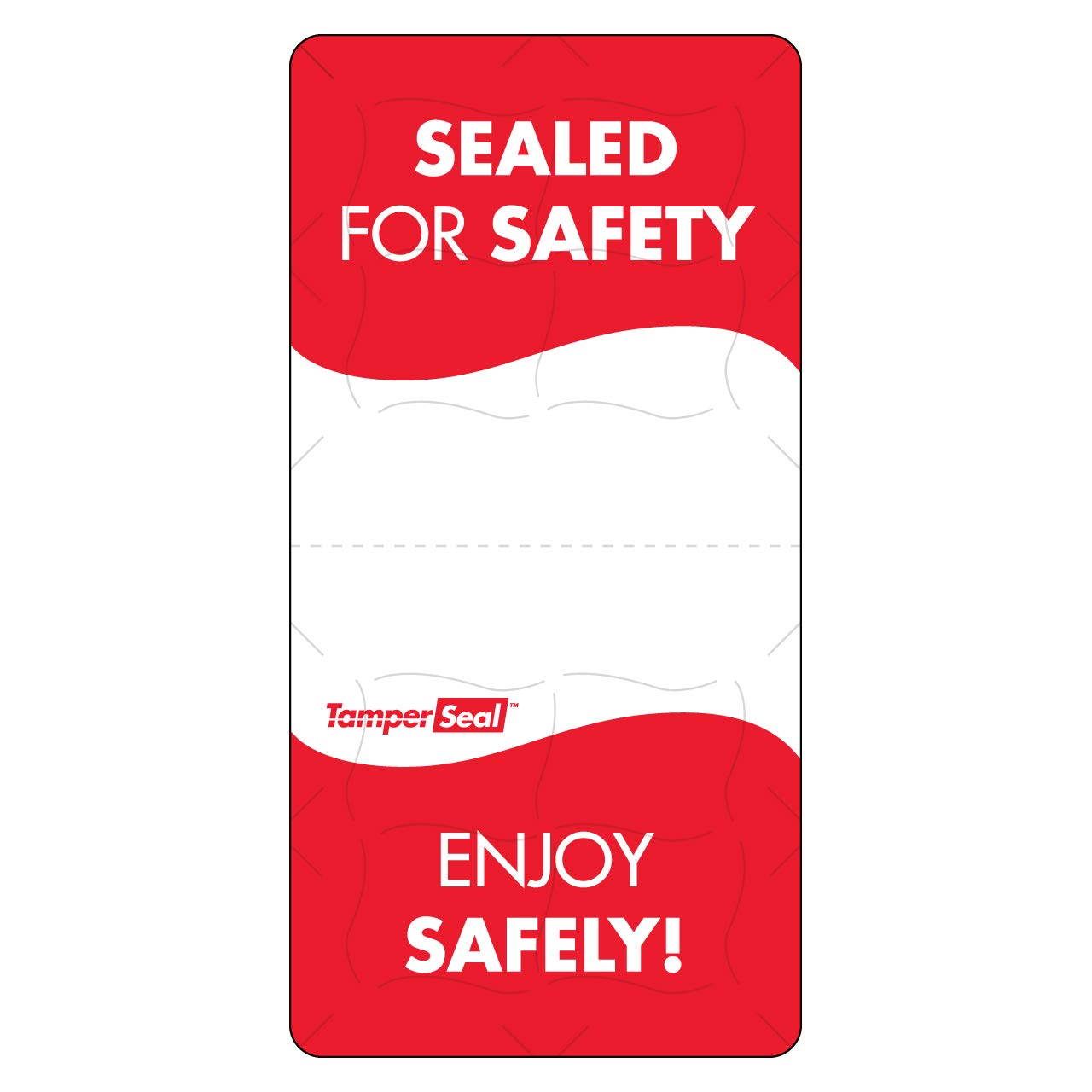 DayMark Safety Systems - IT119541 TamperSeal Tamper-Evident 2" x 4" Writable Delivery Label (Roll of 500)