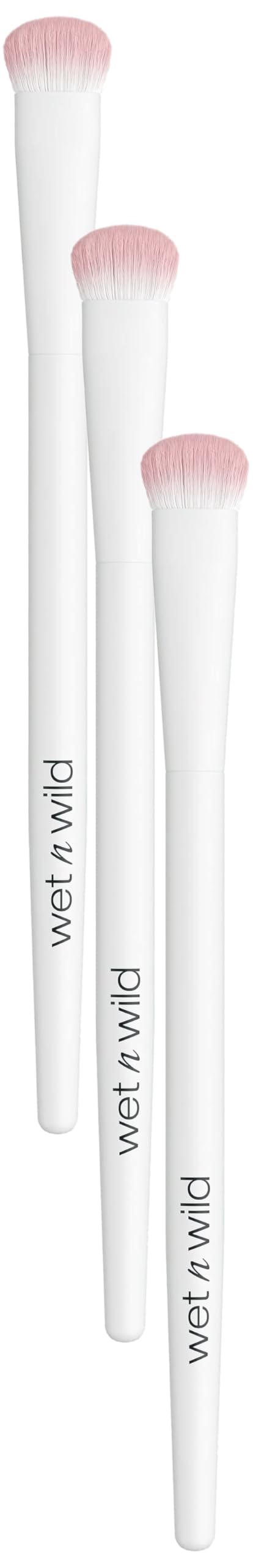 wet n wild Eyeshadow Brush, Precision Blending Application, Soft Synthetic Fibers, Ergonomic Handle for Comfortable Precision Control
