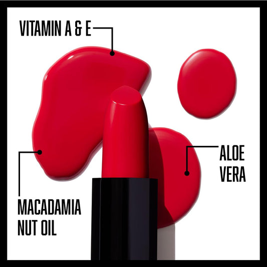 wet n wild Silk Finish Lipstick, Hydrating Rich Buildable Lip Color, Formulated with Vitamins A,E, & Macadamia for Ultimate Hydration, Cruelty-Free & Vegan - Blind Date