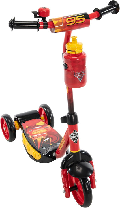 Huffy Disney and Marvel Toddler Kids 3-Wheel Scooters, Multiple Color Options, Ages 3+ Years Old, Durable Steel Frame, Portable, Girls/Boys, Non-Slip Deck, Character Graphics