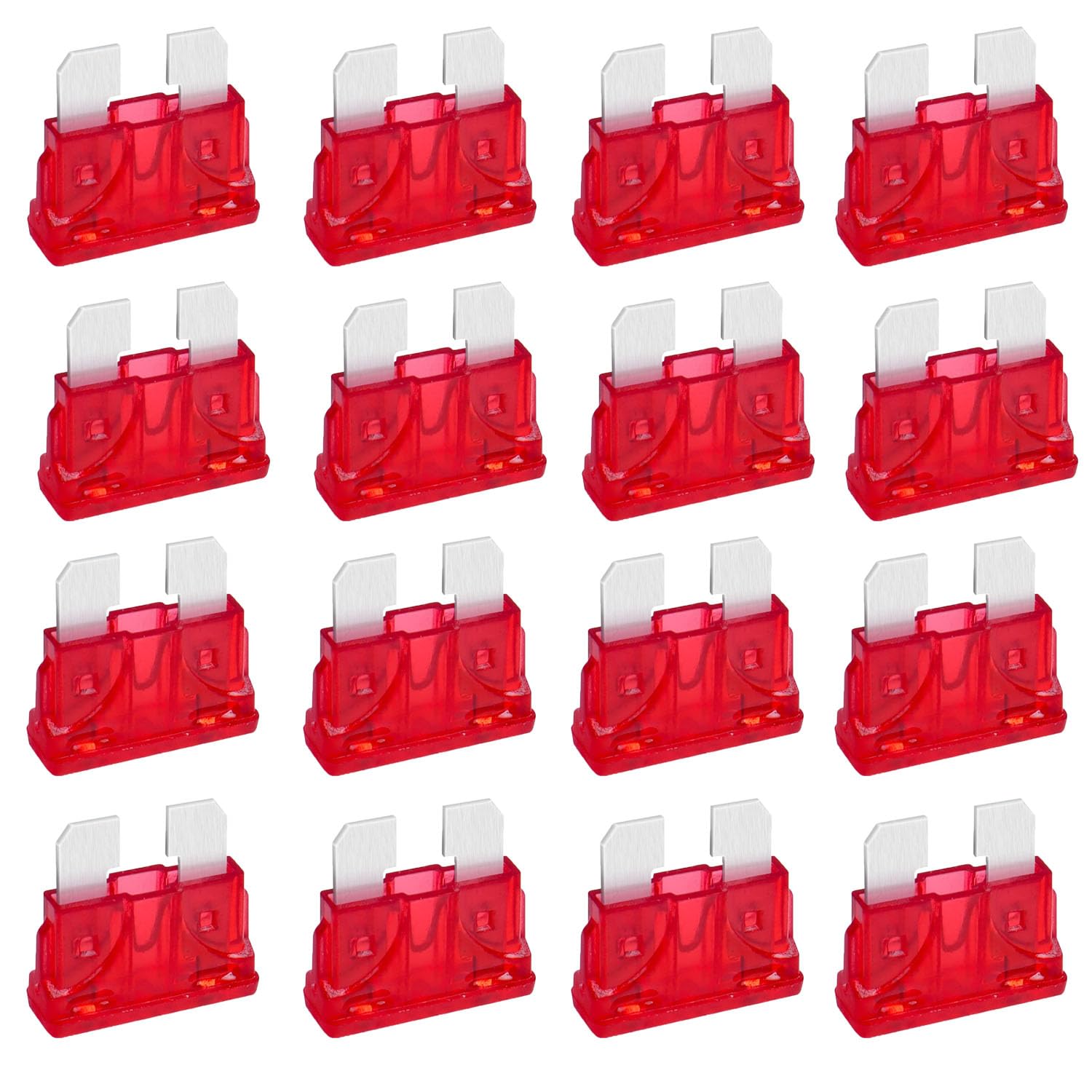 Fuselechada (40Pcs) 40 Amp Standard Fuse, 40A Car Blade Fuses for Car/RV/Truck/SUV/Motorcycle/Boat