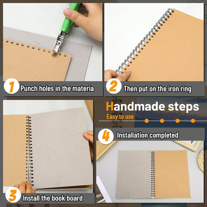 JNENERY 10 Chipboard Sheets 8.5 x 11", 22pt Book Board for Bookbinding, Cardboard for Crafts, Thick Chipboard and Sturdy Kraft Board Thin Cardboard Sheets for DIY Projects, Packaging (Gray)