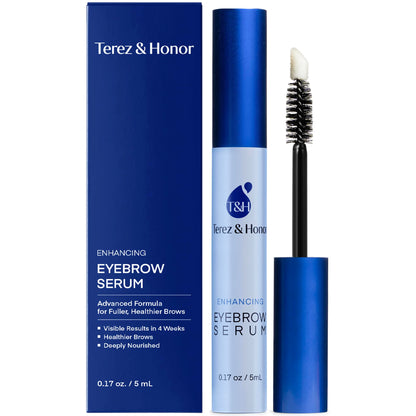 Advanced Eyelash Serum for Thicker, Longer Eyelashes and Eyebrows - Grow Luscious Lashes with Brow Enhancer (3mL)