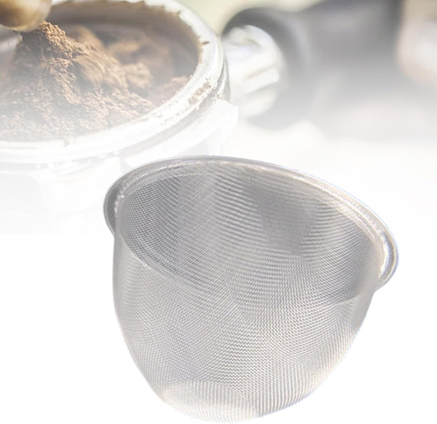Tea Infuser Loose Leaf Tea Strainer Insert Replacement Portable Teapot Filter Stainless Steel for Coffee Hot Pot Ingredients, 8.8CM, optional