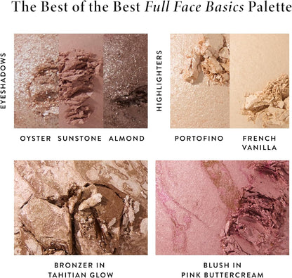 LAURA GELLER NEW YORK The Best of the Best Baked Palette - Full Size - Includes Bronzer, Blush, 2 Highlighters and 3 Eyeshadows - Travel-Friendly
