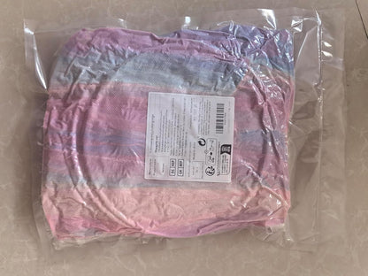 Wnqou Rainbow Bed Canopy,X-Large Princess Rainbow Canopy Hanging Netting for Girls Bedroom Decor,Kids Fairy Dream Play Tent for Room,Reading Corner